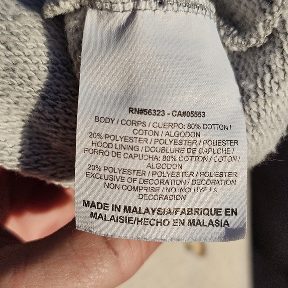 Nike grey & black hoodie - Picture 6 of 6